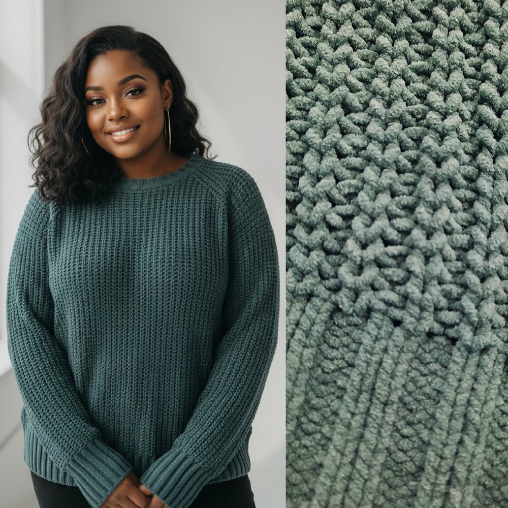 Vtg Y2K cozy knit sweater - dip brand